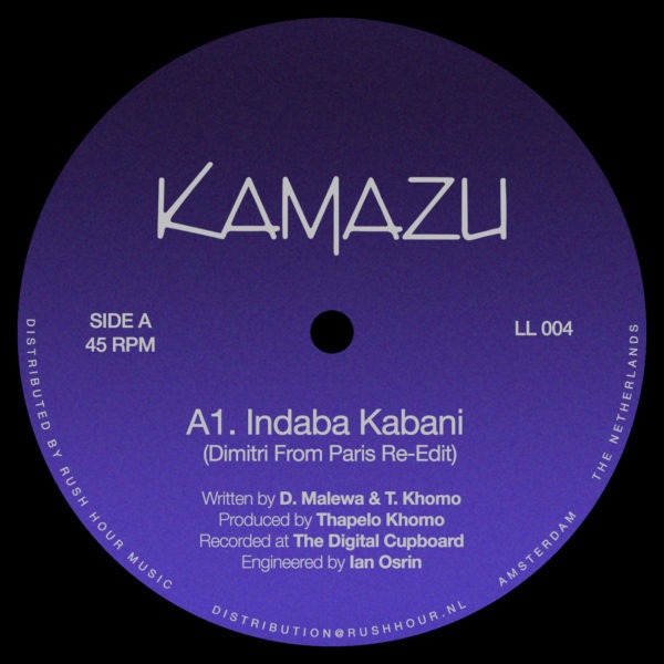 Indaba Kabani (Dimitri From Paris Edit) / Mjukeit by Kamazu