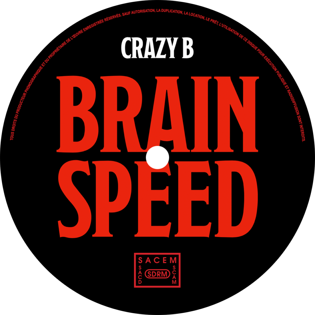 Crazy B - Like It / Brain Speed (Beatsqueeze) 7" - Flexx records