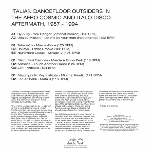 Italian Dancefloor Outsiders 1987-1994