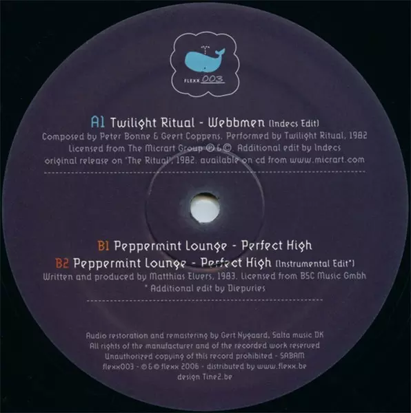 Webbmen (Indecs Edit) / Perfect High by Peppermint Lounge, Twilight Ritual