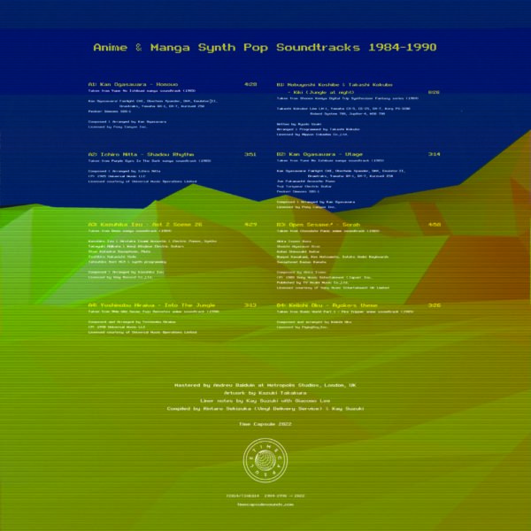 Anime & Manga Synth Pop Soundtracks 1984​-​1990